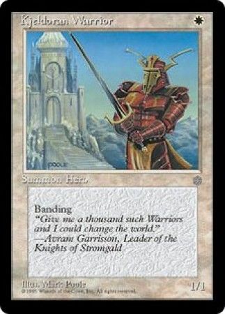 Kjeldoran Warrior Ice Age Singles Kjeldoran Warrior Ice Age Singles