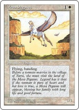 Mesa Pegasus MTG 4th Edition Magic Cards Singles Mesa Pegasus MTG 4th Edition Magic Cards Singles