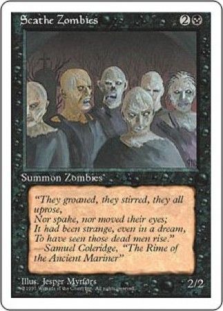 Scathe Zombies MTG 4th Edition Magic Cards Singles Scathe Zombies MTG 4th Edition Magic Cards Singles