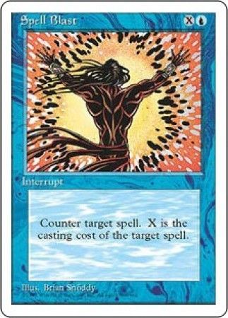 Spell Blast MTG 4th Edition Magic Cards Singles Spell Blast MTG 4th Edition Magic Cards Singles