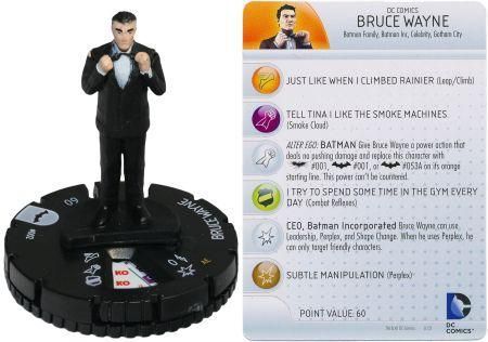Bruce Wayne 002 Batman DC Heroclix Bruce Wayne 002 Batman DC Heroclix