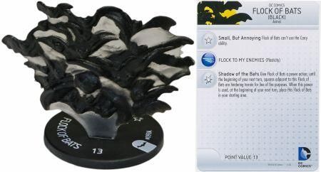Flock of Bats Black 099a Batman DC Heroclix DC Batman Flock of Bats Black 099a Batman DC Heroclix DC Batman