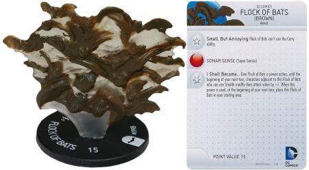 Flock of Bats Brown 099b Batman DC Heroclix DC Batman Flock of Bats Brown 099b Batman DC Heroclix DC Batman