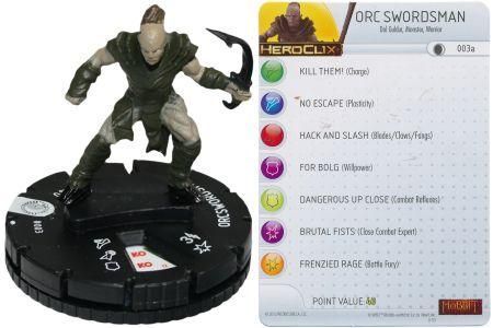 Orc Swordsman 003 Hobbit Heroclix Orc Swordsman 003 Hobbit Heroclix