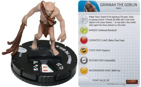 Grinnah the Goblin 008 Hobbit Heroclix Grinnah the Goblin 008 Hobbit Heroclix