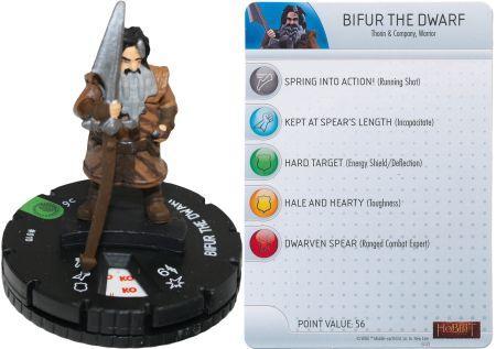 Bifur the Dwarf 010 Hobbit Heroclix Bifur the Dwarf 010 Hobbit Heroclix