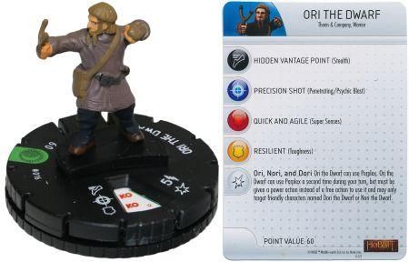 Ori the Dwarf 016 Hobbit Heroclix Other Hobbit An Unexpected Journey Ori the Dwarf 016 Hobbit Heroclix Other Hobbit An Unexpected Journey