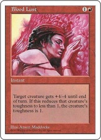 4x Blood Lust 5th Edition
