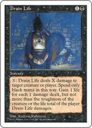 Drain Life - MTG 5th Edition (Magic Cards) - Magic | TrollAndToad