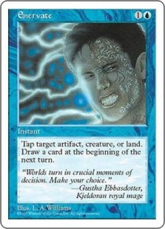 Enervate MTG 5th Edition Magic Cards Singles Enervate MTG 5th Edition Magic Cards Singles