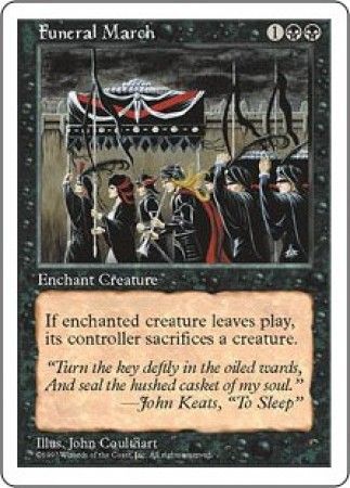 Funeral March MTG 5th Edition Magic Cards Singles Funeral March MTG 5th Edition Magic Cards Singles