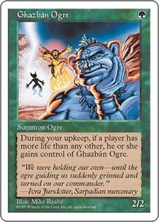 Ghazban Ogre MTG 5th Edition Magic Cards Singles Ghazban Ogre MTG 5th Edition Magic Cards Singles