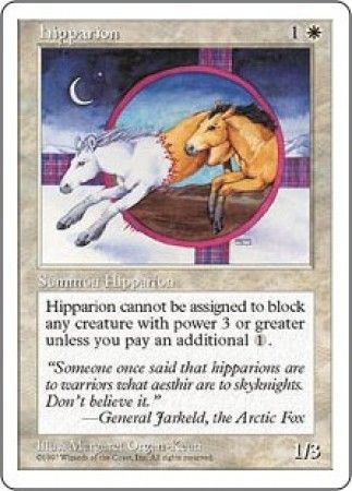 Hipparion MTG 5th Edition Magic Cards Singles Hipparion MTG 5th Edition Magic Cards Singles