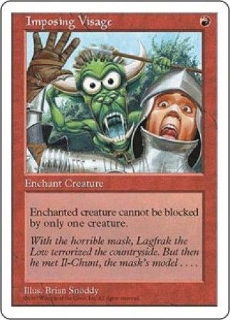 Imposing Visage MTG 5th Edition Magic Cards Singles Imposing Visage MTG 5th Edition Magic Cards Singles