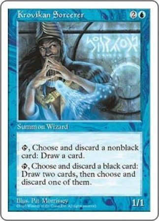 Krovikan Sorcerer MTG 5th Edition Magic Cards Singles Krovikan Sorcerer MTG 5th Edition Magic Cards Singles