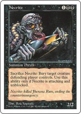 Necrite MTG 5th Edition Magic Cards Singles Necrite MTG 5th Edition Magic Cards Singles