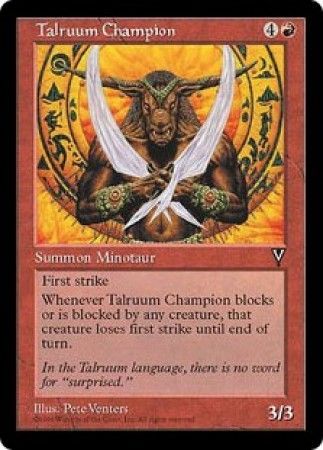 Talruum Champion Visions Singles Talruum Champion Visions Singles