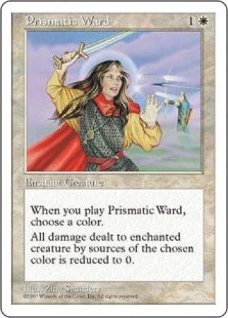 Prismatic Ward MTG 5th Edition Magic Cards Singles Prismatic Ward MTG 5th Edition Magic Cards Singles