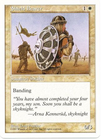 Shield Bearer MTG 5th Edition Magic Cards Singles Shield Bearer MTG 5th Edition Magic Cards Singles