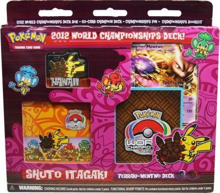 2012 World Championship Terraki Mewtwo Shuto Itagaki Deck Pokemon Pokemon Sealed Product 2012 World Championship Terraki Mewtwo Shuto Itagaki Deck Pokemon Pokemon Sealed Product