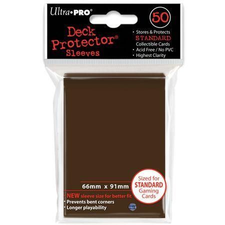 Ultra Pro Brown 50ct Standard Sized Sleeves UP84027 Ultra Pro Brown 50ct Standard Sized Sleeves UP84027