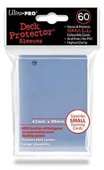 Ultra Pro Clear 60ct Yugioh Sized Mini Sleeves UP82962 Ultra Pro Clear 60ct Yugioh Sized Mini Sleeves UP82962