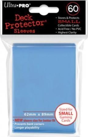 Ultra Pro Light Blue 60ct Yugioh Sized Mini Sleeves UP82972 Ultra Pro Light Blue 60ct Yugioh Sized Mini Sleeves UP82972