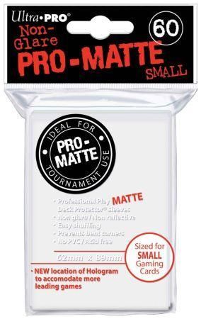 Ultra Pro Pro Matte White 60ct Yugioh Sized Mini Sleeves UP84022 Ultra Pro Pro Matte White 60ct Yugioh Sized Mini Sleeves UP84022