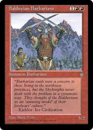 Balduvian Barbarians Ice Age Singles Balduvian Barbarians Ice Age Singles
