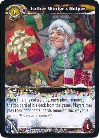 Father Winter s Helper Winter Veil 5 11 Rare World of Warcraft Promo Singles Father Winter s Helper Winter Veil 5 11 Rare World of Warcraft Promo Singles