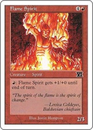 Flame Spirit MTG 6th Edition Classic Magic Cards Singles Flame Spirit MTG 6th Edition Classic Magic Cards Singles