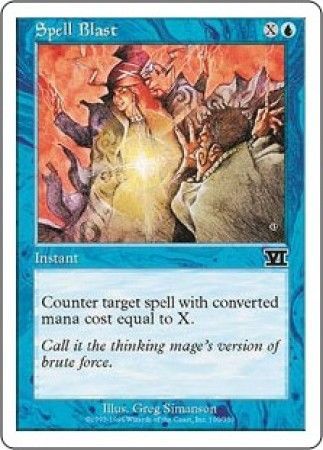Spell Blast MTG 6th Edition Classic Magic Cards Singles Spell Blast MTG 6th Edition Classic Magic Cards Singles