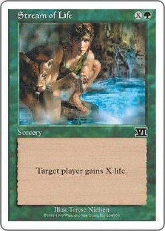 Stream of Life MTG 6th Edition Classic Magic Cards Singles Stream of Life MTG 6th Edition Classic Magic Cards Singles
