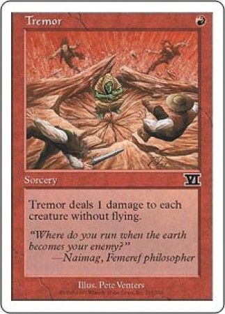 Tremor MTG 6th Edition Classic Magic Cards Singles Tremor MTG 6th Edition Classic Magic Cards Singles