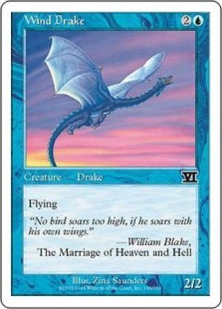 Wind Drake MTG 6th Edition Classic Magic Cards Singles Wind Drake MTG 6th Edition Classic Magic Cards Singles