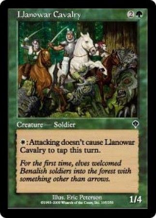 Llanowar Cavalry Invasion Singles Llanowar Cavalry Invasion Singles