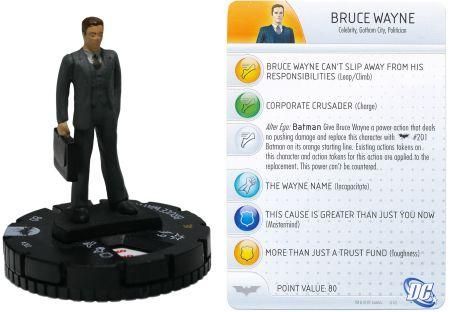 Bruce Wayne 202 Dark Knight Rises Mass Market Exclusive DC Heroclix DC Dark Knight Rises Bruce Wayne 202 Dark Knight Rises Mass Market Exclusive DC Heroclix DC Dark Knight Rises