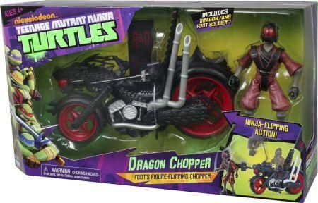 Teenage Mutant Ninja Turtles Dragon Chopper w Foot Soldier Figure Playmates All Toys and Collectibles Teenage Mutant Ninja Turtles Dragon Chopper w Foot Soldier Figure Playmates All Toys and Collectibles