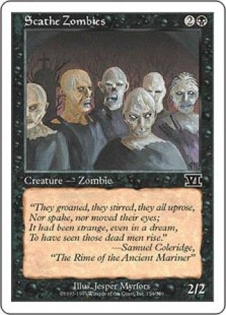 Scathe Zombies MTG 6th Edition Classic Magic Cards Singles Scathe Zombies MTG 6th Edition Classic Magic Cards Singles