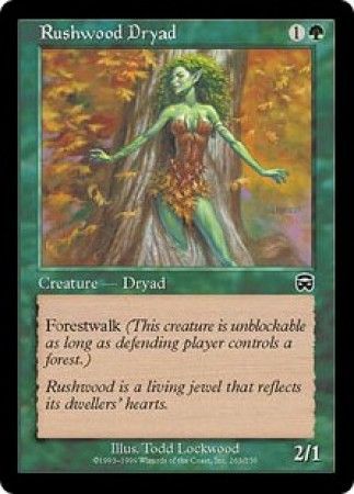 Rushwood Dryad Mercadian Masques Singles Rushwood Dryad Mercadian Masques Singles