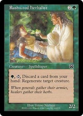 Rushwood Herbalist Mercadian Masques Singles Rushwood Herbalist Mercadian Masques Singles