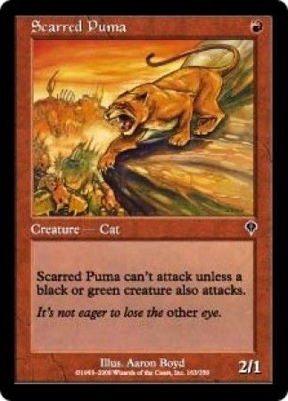 Scarred Puma Invasion Singles Scarred Puma Invasion Singles