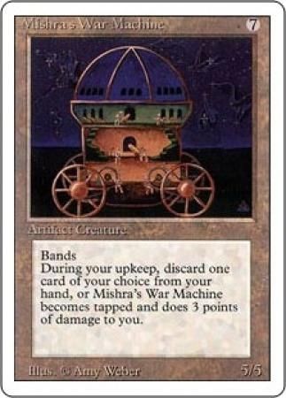 Mishra s War Machine Revised 3rd Edition Magic Cards Singles Mishra s War Machine Revised 3rd Edition Magic Cards Singles