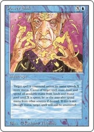 Power Sink Revised 3rd Edition Magic Cards Singles Power Sink Revised 3rd Edition Magic Cards Singles