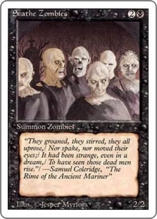 Scathe Zombies Revised 3rd Edition Magic Cards Singles Scathe Zombies Revised 3rd Edition Magic Cards Singles