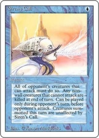 Siren s Call Revised 3rd Edition Magic Cards Singles Siren s Call Revised 3rd Edition Magic Cards Singles