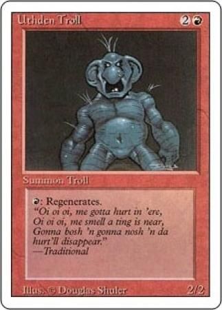 Uthden Troll Revised 3rd Edition Magic Cards Singles Uthden Troll Revised 3rd Edition Magic Cards Singles