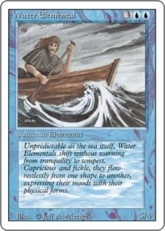 Water Elemental Revised 3rd Edition Magic Cards Singles Water Elemental Revised 3rd Edition Magic Cards Singles