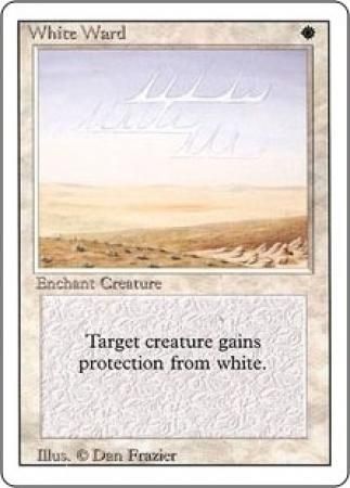 White Ward Revised 3rd Edition Magic Cards Singles White Ward Revised 3rd Edition Magic Cards Singles