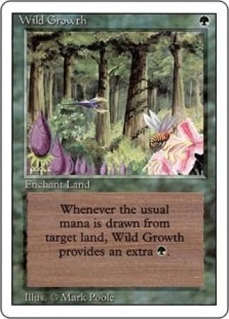 Wild Growth Revised 3rd Edition Magic Cards Singles Wild Growth Revised 3rd Edition Magic Cards Singles